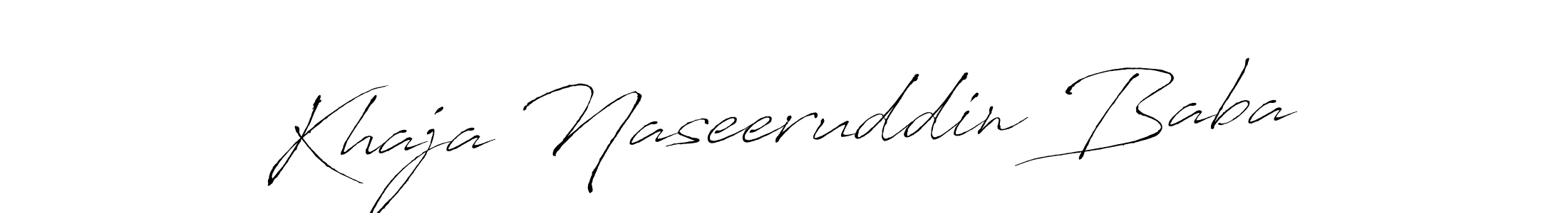 Similarly Antro_Vectra is the best handwritten signature design. Signature creator online .You can use it as an online autograph creator for name Khaja Naseeruddin Baba. Khaja Naseeruddin Baba signature style 6 images and pictures png