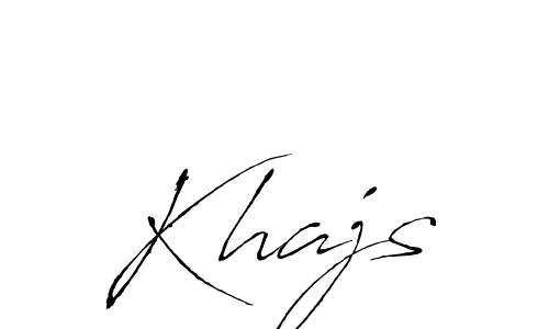 You should practise on your own different ways (Antro_Vectra) to write your name (Khajs) in signature. don't let someone else do it for you. Khajs signature style 6 images and pictures png