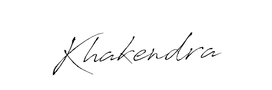 Also we have Khakendra name is the best signature style. Create professional handwritten signature collection using Antro_Vectra autograph style. Khakendra signature style 6 images and pictures png