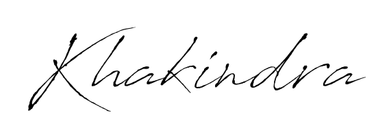 Similarly Antro_Vectra is the best handwritten signature design. Signature creator online. You can use it as an online autograph creator for name Khakindra. Khakindra signature style 6 images and pictures png