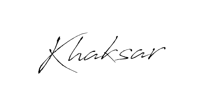 Use a signature maker to create a handwritten signature online. With this signature software, you can design (Antro_Vectra) your own signature for name Khaksar. Khaksar signature style 6 images and pictures png