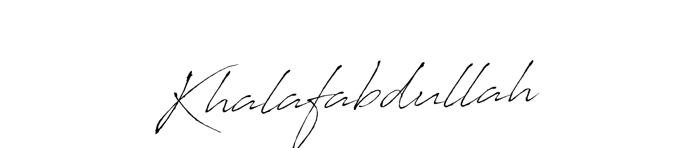 How to make Khalafabdullah signature? Antro_Vectra is a professional autograph style. Create handwritten signature for Khalafabdullah name. Khalafabdullah signature style 6 images and pictures png