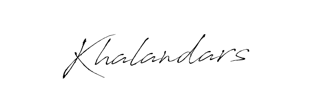 Make a beautiful signature design for name Khalandars. Use this online signature maker to create a handwritten signature for free. Khalandars signature style 6 images and pictures png
