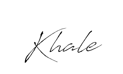 Create a beautiful signature design for name Khale. With this signature (Antro_Vectra) fonts, you can make a handwritten signature for free. Khale signature style 6 images and pictures png