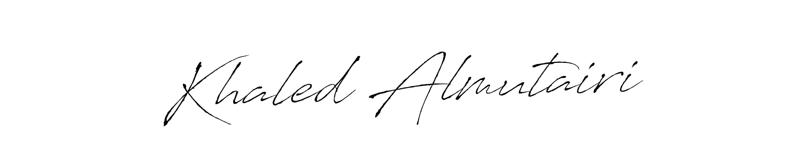 The best way (Antro_Vectra) to make a short signature is to pick only two or three words in your name. The name Khaled Almutairi include a total of six letters. For converting this name. Khaled Almutairi signature style 6 images and pictures png