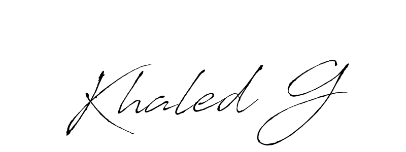 How to Draw Khaled G signature style? Antro_Vectra is a latest design signature styles for name Khaled G. Khaled G signature style 6 images and pictures png
