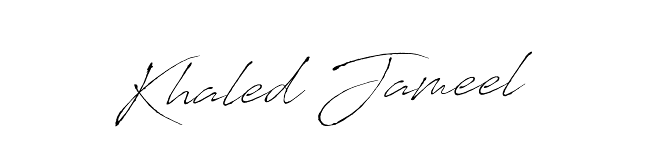 This is the best signature style for the Khaled Jameel name. Also you like these signature font (Antro_Vectra). Mix name signature. Khaled Jameel signature style 6 images and pictures png