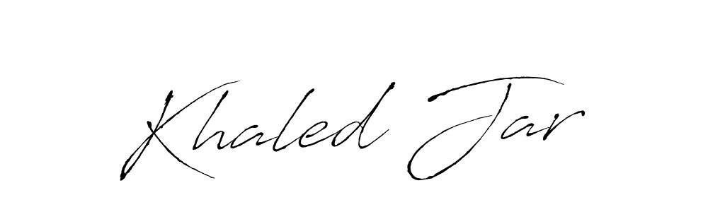 How to make Khaled Jar name signature. Use Antro_Vectra style for creating short signs online. This is the latest handwritten sign. Khaled Jar signature style 6 images and pictures png