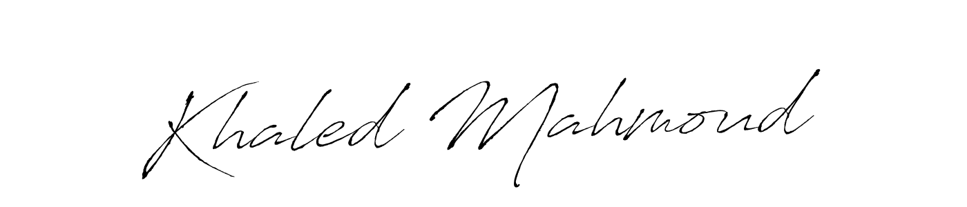 How to make Khaled Mahmoud signature? Antro_Vectra is a professional autograph style. Create handwritten signature for Khaled Mahmoud name. Khaled Mahmoud signature style 6 images and pictures png