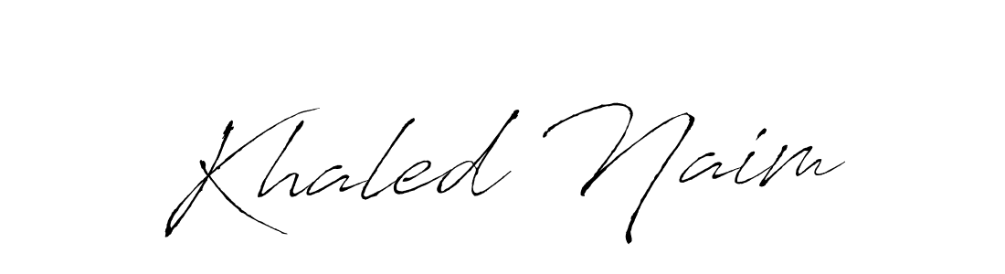 Use a signature maker to create a handwritten signature online. With this signature software, you can design (Antro_Vectra) your own signature for name Khaled Naim. Khaled Naim signature style 6 images and pictures png