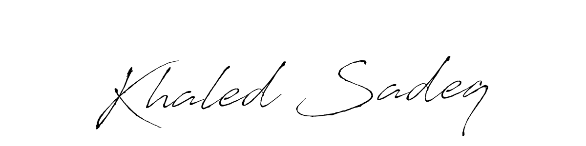 Here are the top 10 professional signature styles for the name Khaled Sadeq. These are the best autograph styles you can use for your name. Khaled Sadeq signature style 6 images and pictures png