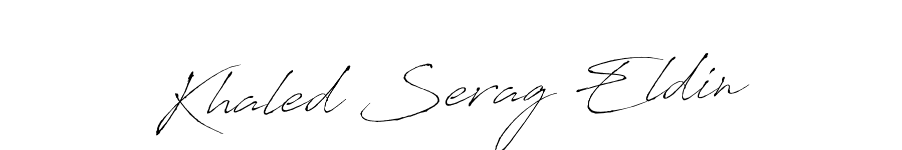 Also we have Khaled Serag Eldin name is the best signature style. Create professional handwritten signature collection using Antro_Vectra autograph style. Khaled Serag Eldin signature style 6 images and pictures png