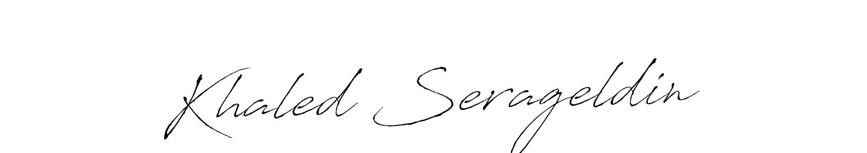 It looks lik you need a new signature style for name Khaled Serageldin. Design unique handwritten (Antro_Vectra) signature with our free signature maker in just a few clicks. Khaled Serageldin signature style 6 images and pictures png