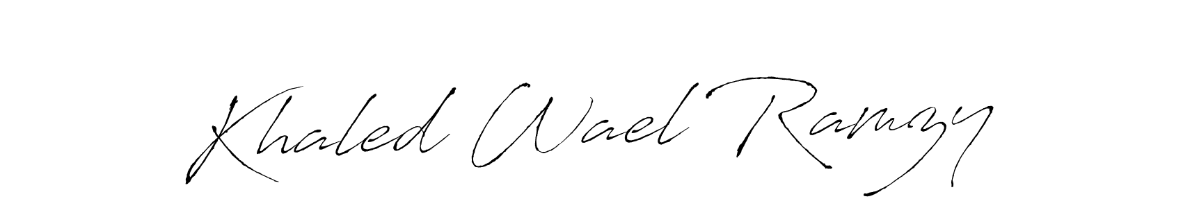 It looks lik you need a new signature style for name Khaled Wael Ramzy. Design unique handwritten (Antro_Vectra) signature with our free signature maker in just a few clicks. Khaled Wael Ramzy signature style 6 images and pictures png