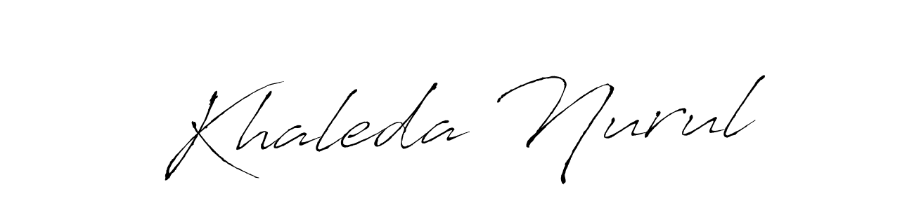 Antro_Vectra is a professional signature style that is perfect for those who want to add a touch of class to their signature. It is also a great choice for those who want to make their signature more unique. Get Khaleda Nurul name to fancy signature for free. Khaleda Nurul signature style 6 images and pictures png