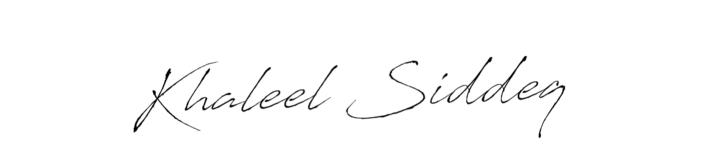 This is the best signature style for the Khaleel Siddeq name. Also you like these signature font (Antro_Vectra). Mix name signature. Khaleel Siddeq signature style 6 images and pictures png