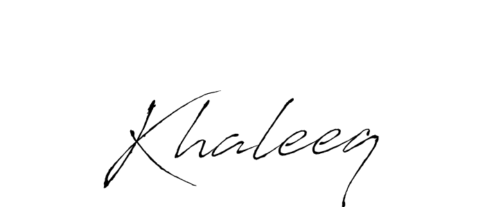 Also You can easily find your signature by using the search form. We will create Khaleeq name handwritten signature images for you free of cost using Antro_Vectra sign style. Khaleeq signature style 6 images and pictures png