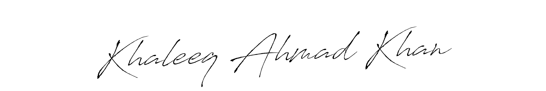 Once you've used our free online signature maker to create your best signature Antro_Vectra style, it's time to enjoy all of the benefits that Khaleeq Ahmad Khan name signing documents. Khaleeq Ahmad Khan signature style 6 images and pictures png