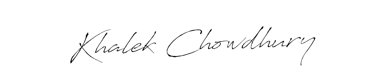 Make a beautiful signature design for name Khalek Chowdhury. Use this online signature maker to create a handwritten signature for free. Khalek Chowdhury signature style 6 images and pictures png