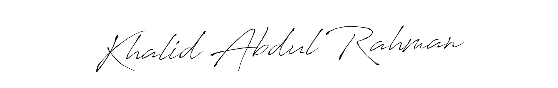 Also You can easily find your signature by using the search form. We will create Khalid Abdul Rahman name handwritten signature images for you free of cost using Antro_Vectra sign style. Khalid Abdul Rahman signature style 6 images and pictures png