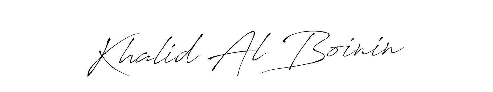 You should practise on your own different ways (Antro_Vectra) to write your name (Khalid Al Boinin) in signature. don't let someone else do it for you. Khalid Al Boinin signature style 6 images and pictures png