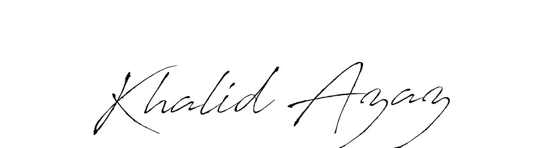 The best way (Antro_Vectra) to make a short signature is to pick only two or three words in your name. The name Khalid Azaz include a total of six letters. For converting this name. Khalid Azaz signature style 6 images and pictures png