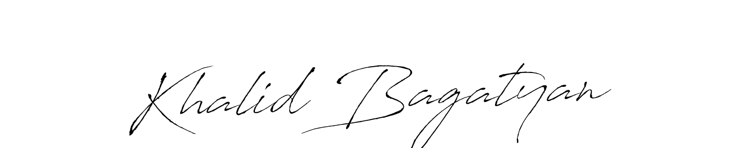 if you are searching for the best signature style for your name Khalid Bagatyan. so please give up your signature search. here we have designed multiple signature styles  using Antro_Vectra. Khalid Bagatyan signature style 6 images and pictures png