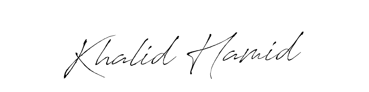 Here are the top 10 professional signature styles for the name Khalid Hamid. These are the best autograph styles you can use for your name. Khalid Hamid signature style 6 images and pictures png