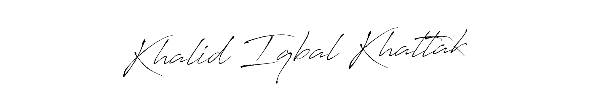 Similarly Antro_Vectra is the best handwritten signature design. Signature creator online .You can use it as an online autograph creator for name Khalid Iqbal Khattak. Khalid Iqbal Khattak signature style 6 images and pictures png