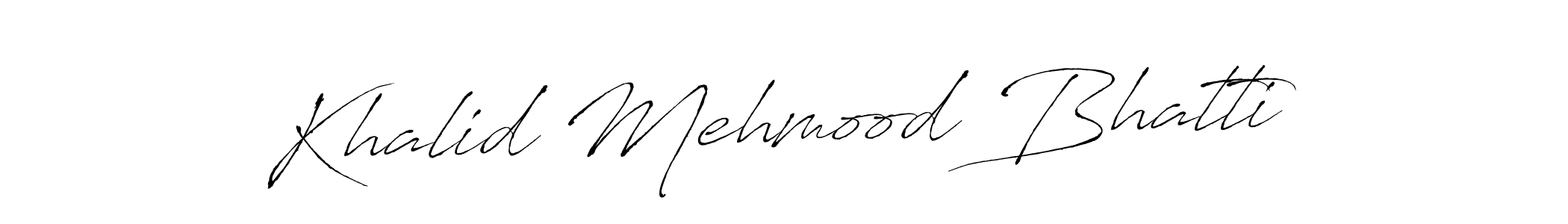 The best way (Antro_Vectra) to make a short signature is to pick only two or three words in your name. The name Khalid Mehmood Bhatti include a total of six letters. For converting this name. Khalid Mehmood Bhatti signature style 6 images and pictures png