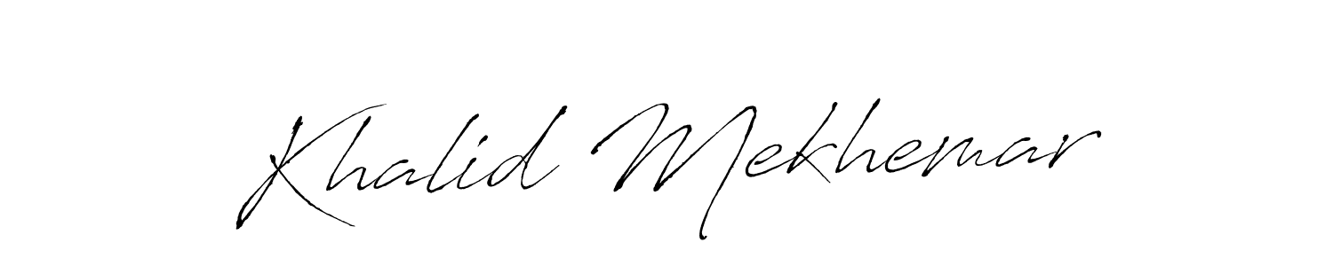 You can use this online signature creator to create a handwritten signature for the name Khalid Mekhemar. This is the best online autograph maker. Khalid Mekhemar signature style 6 images and pictures png