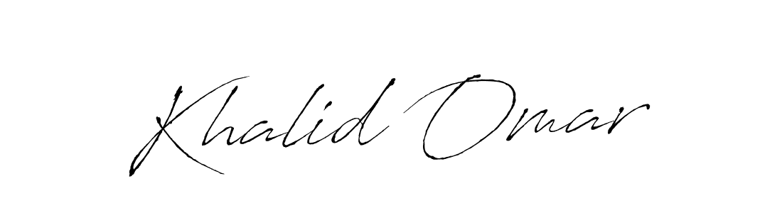 You should practise on your own different ways (Antro_Vectra) to write your name (Khalid Omar) in signature. don't let someone else do it for you. Khalid Omar signature style 6 images and pictures png