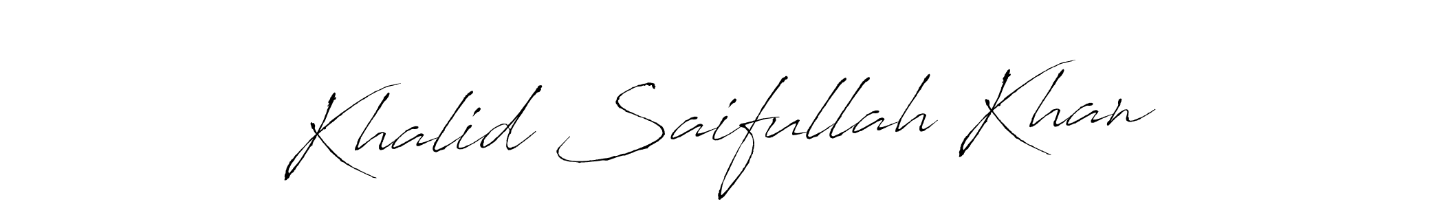 if you are searching for the best signature style for your name Khalid Saifullah Khan. so please give up your signature search. here we have designed multiple signature styles  using Antro_Vectra. Khalid Saifullah Khan signature style 6 images and pictures png