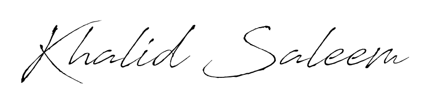It looks like you need a new signature style for name Khalid Saleem. Design unique handwritten (Antro_Vectra) signature with our free signature maker in just a few clicks. Khalid Saleem signature style 6 images and pictures png