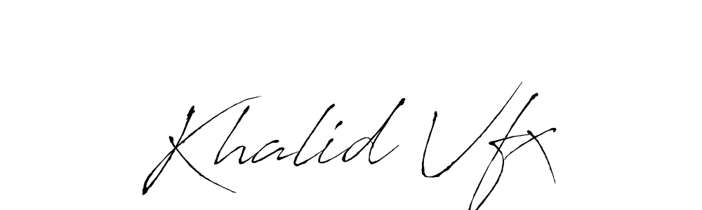 This is the best signature style for the Khalid Vfx name. Also you like these signature font (Antro_Vectra). Mix name signature. Khalid Vfx signature style 6 images and pictures png