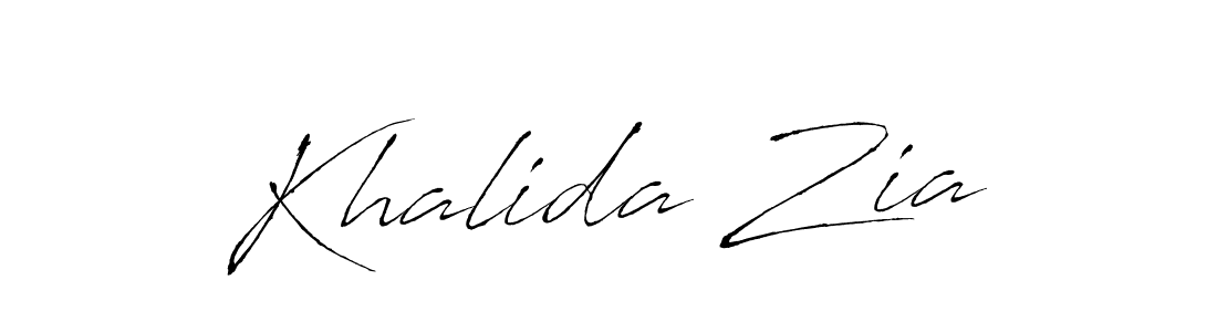 Use a signature maker to create a handwritten signature online. With this signature software, you can design (Antro_Vectra) your own signature for name Khalida Zia. Khalida Zia signature style 6 images and pictures png