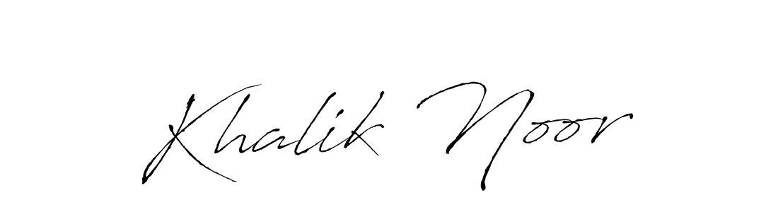 Also You can easily find your signature by using the search form. We will create Khalik Noor name handwritten signature images for you free of cost using Antro_Vectra sign style. Khalik Noor signature style 6 images and pictures png