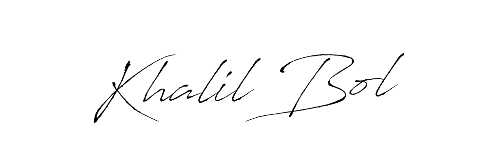 Use a signature maker to create a handwritten signature online. With this signature software, you can design (Antro_Vectra) your own signature for name Khalil Bol. Khalil Bol signature style 6 images and pictures png