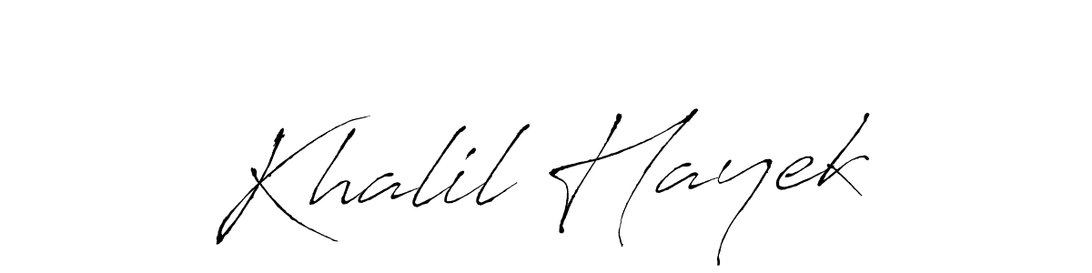 Also we have Khalil Hayek name is the best signature style. Create professional handwritten signature collection using Antro_Vectra autograph style. Khalil Hayek signature style 6 images and pictures png