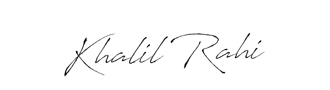 Make a beautiful signature design for name Khalil Rahi. Use this online signature maker to create a handwritten signature for free. Khalil Rahi signature style 6 images and pictures png