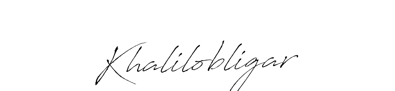 You should practise on your own different ways (Antro_Vectra) to write your name (Khalilobligar) in signature. don't let someone else do it for you. Khalilobligar signature style 6 images and pictures png