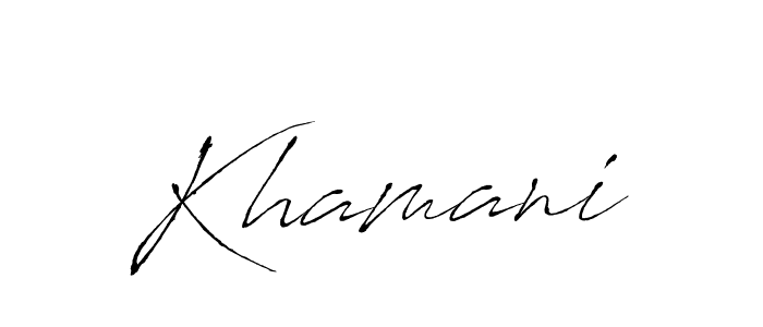 Similarly Antro_Vectra is the best handwritten signature design. Signature creator online .You can use it as an online autograph creator for name Khamani. Khamani signature style 6 images and pictures png