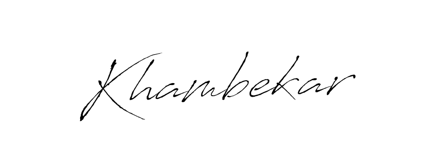 How to make Khambekar name signature. Use Antro_Vectra style for creating short signs online. This is the latest handwritten sign. Khambekar signature style 6 images and pictures png