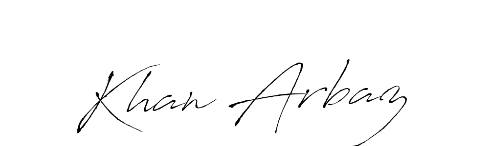 How to make Khan Arbaz signature? Antro_Vectra is a professional autograph style. Create handwritten signature for Khan Arbaz name. Khan Arbaz signature style 6 images and pictures png