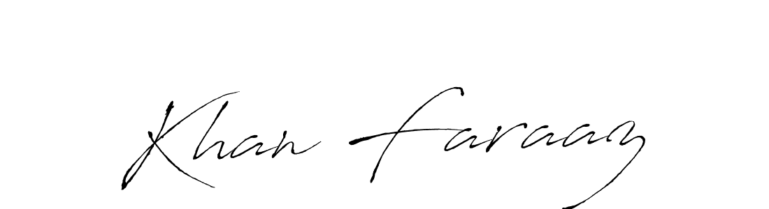 It looks lik you need a new signature style for name Khan Faraaz. Design unique handwritten (Antro_Vectra) signature with our free signature maker in just a few clicks. Khan Faraaz signature style 6 images and pictures png