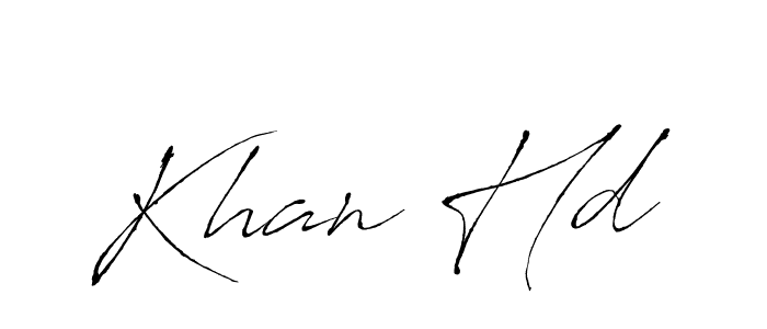 Also You can easily find your signature by using the search form. We will create Khan Hd name handwritten signature images for you free of cost using Antro_Vectra sign style. Khan Hd signature style 6 images and pictures png