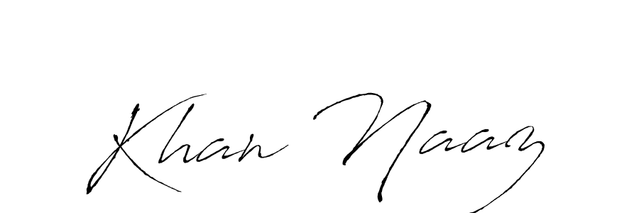 Antro_Vectra is a professional signature style that is perfect for those who want to add a touch of class to their signature. It is also a great choice for those who want to make their signature more unique. Get Khan Naaz name to fancy signature for free. Khan Naaz signature style 6 images and pictures png