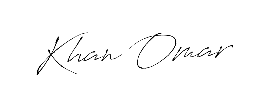 Design your own signature with our free online signature maker. With this signature software, you can create a handwritten (Antro_Vectra) signature for name Khan Omar. Khan Omar signature style 6 images and pictures png