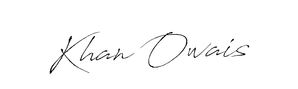 Design your own signature with our free online signature maker. With this signature software, you can create a handwritten (Antro_Vectra) signature for name Khan Owais. Khan Owais signature style 6 images and pictures png