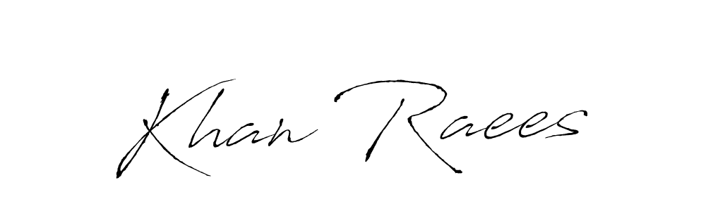 Also we have Khan Raees name is the best signature style. Create professional handwritten signature collection using Antro_Vectra autograph style. Khan Raees signature style 6 images and pictures png